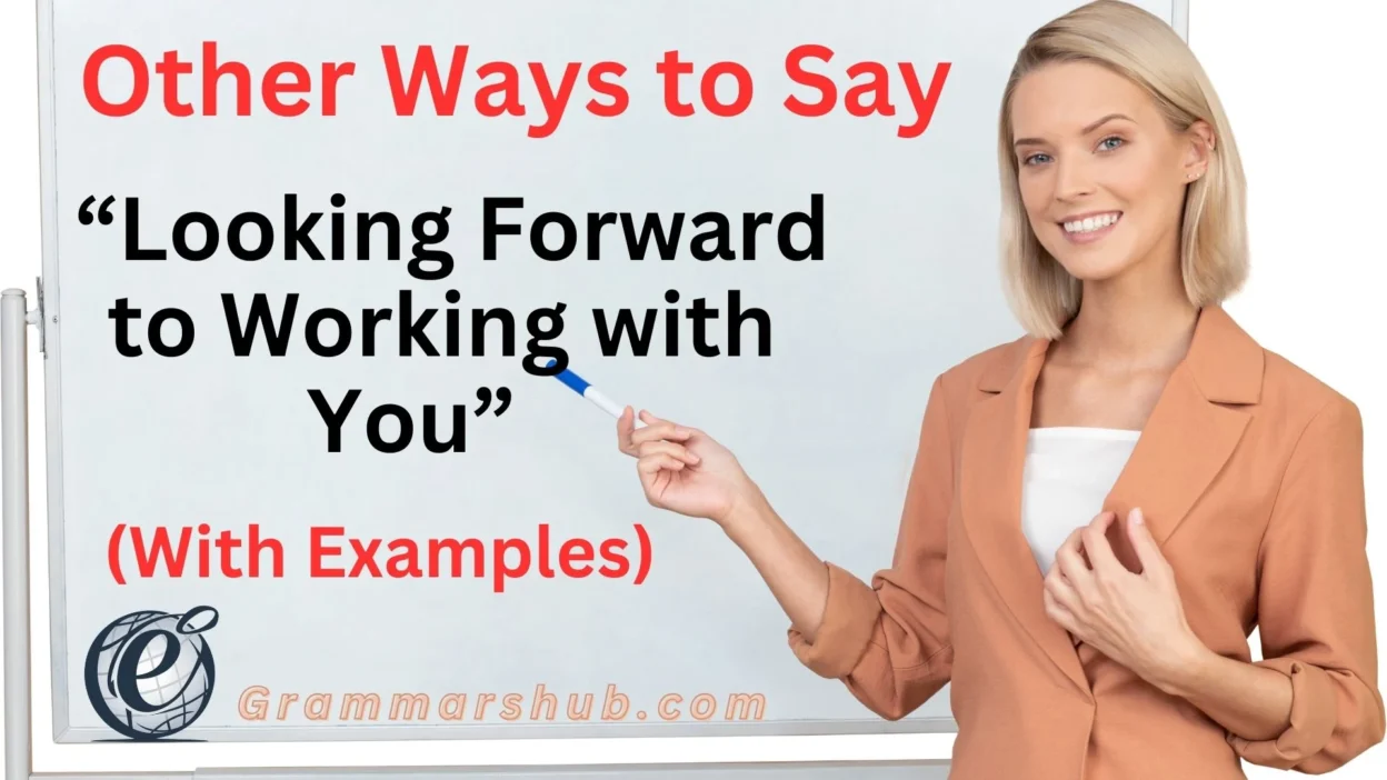 Looking Forward to Working with You