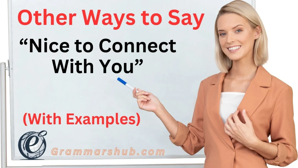 Nice to Connect With You