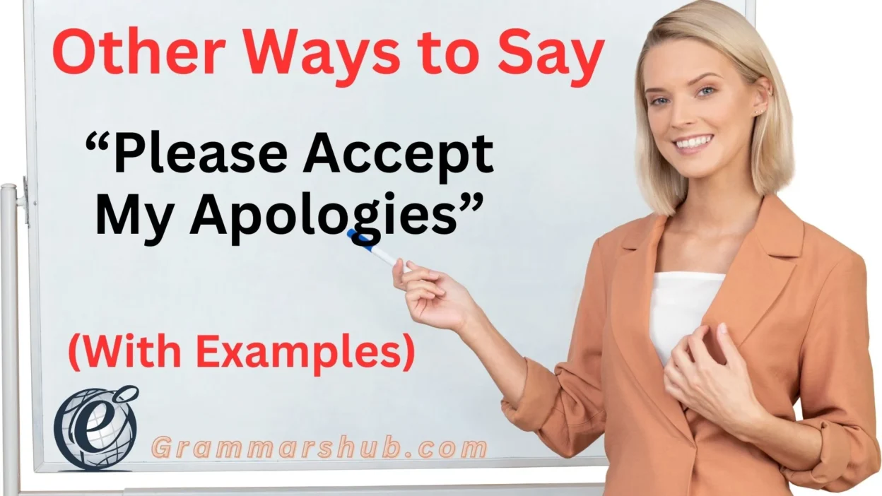 Please Accept My Apologies
