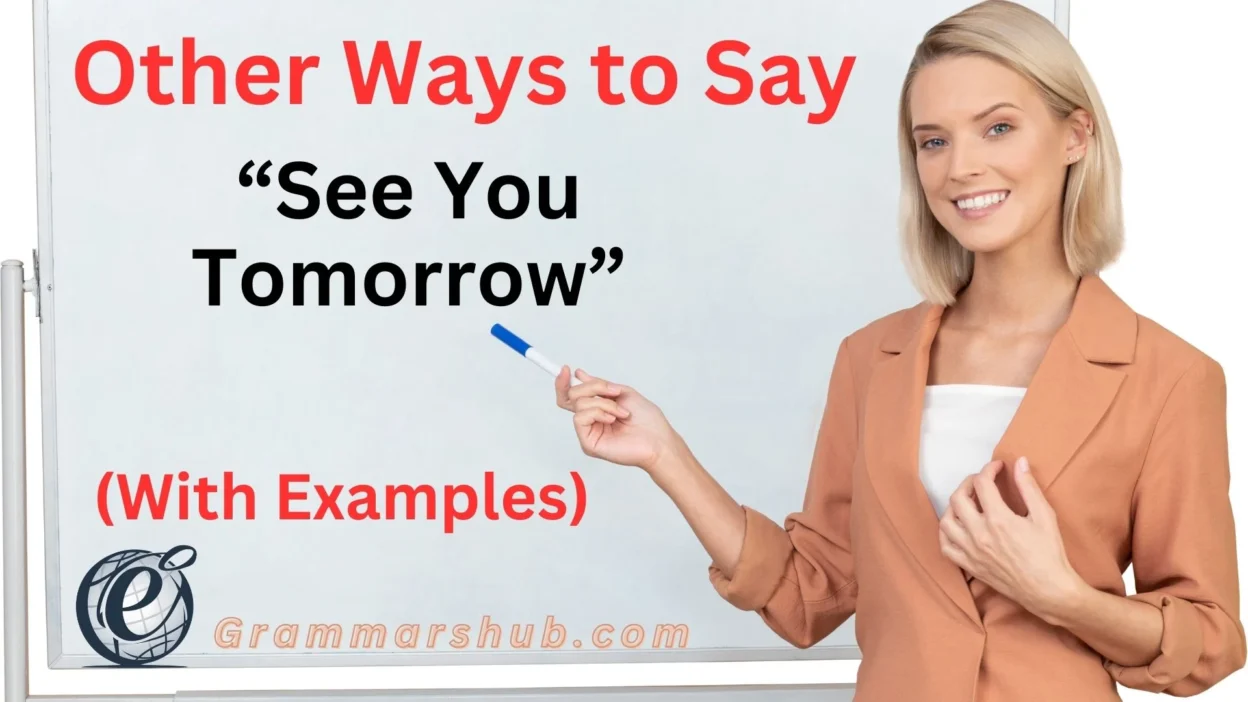 See You Tomorrow