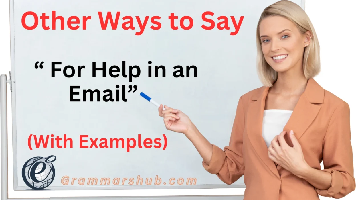 For Help in an Email