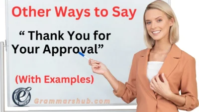 Thank You for Your Approval